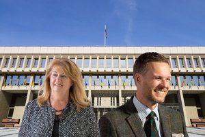 Žiniasklaidos spinduliuose šildęsi G. Landsbergis ir V. Blinkevičiūtė – pradingo: mato taktiką