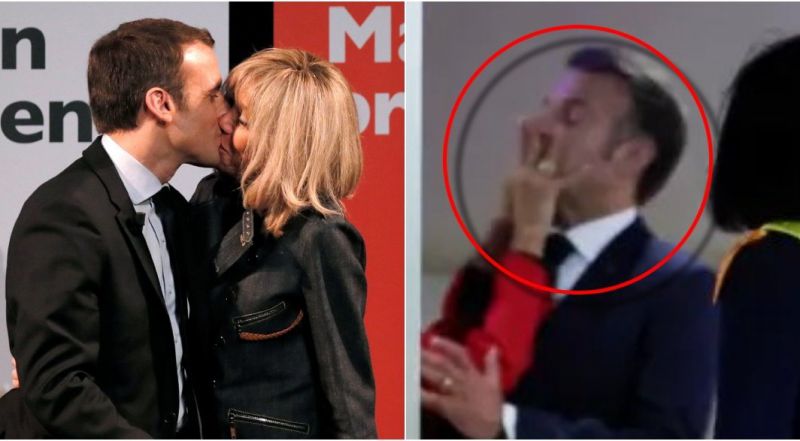 Prabilo apie viešą Macrono žmonos smūgį vyrui per veidą: į 1 detalę dėmesį atkreipė akyliausi