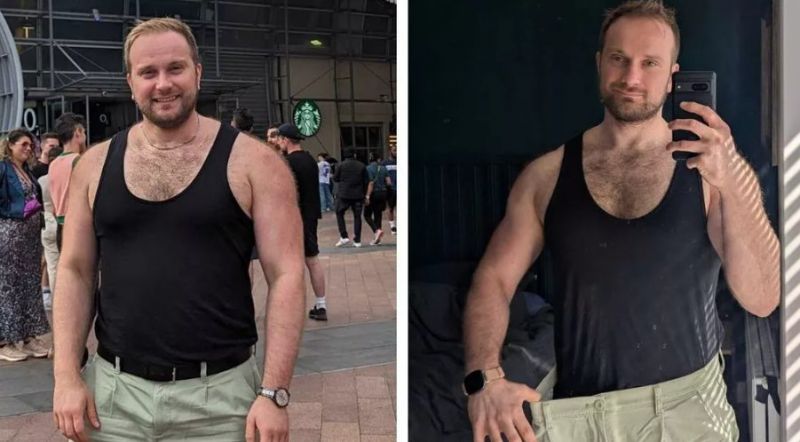 Vyras atsikratė beveik 20 kg: štai kaip jam pavyko