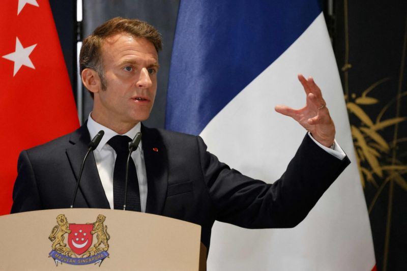 Emmanuelis Macronas: pozicija Izraelio atžvilgiu turės griežtėti, jei padėtis Gazos Ruože negerės