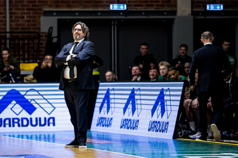 Trinchieri pasidžiaugė komandos pastangomis: „Skyrėme beveik 35 minutes jaunimui“