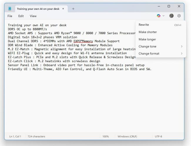 „Microsoft“ į „Notepad“ integruoja „Copilot“