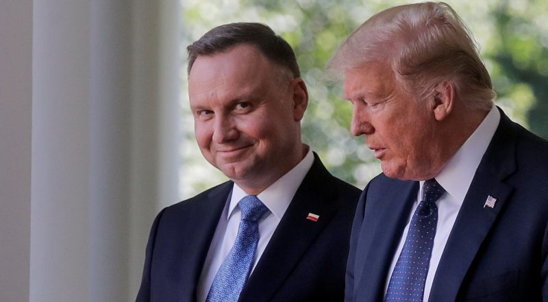 Lenkijos ir JAV prezidentai aptarė saugumo ir gynybos klausimus