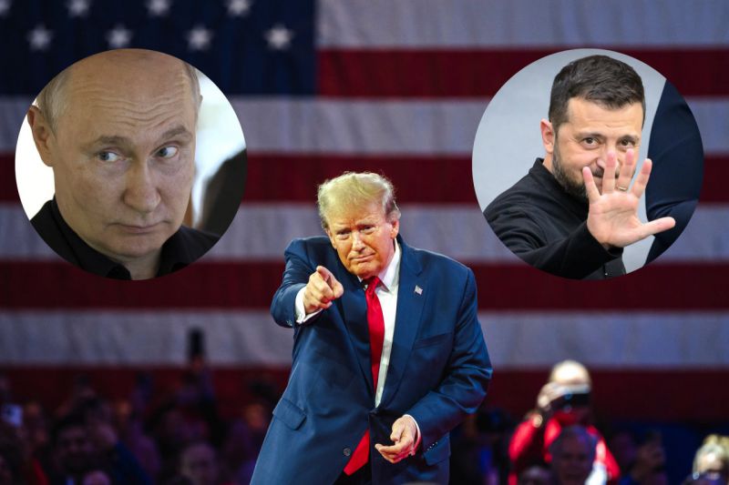 Karas Ukrainoje. Įstrigus deryboms dėl paliaubų D.Trumpas užsipuolė ir V.Putiną, ir V.Zelenskį