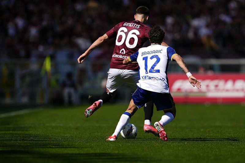 Gineitis žaidė startinėje „Torino“ klubo sudėtyje