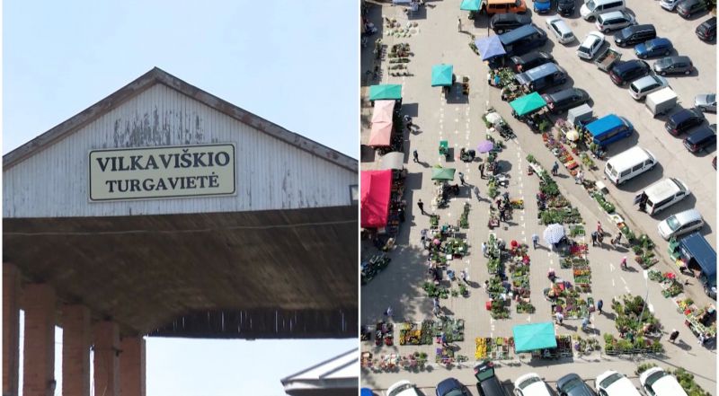 Vilkaviškyje žmonės nelaimingi dėl turgaus likimo: „Palikite žmonėms pragyventi. Kas ką turi – atsineša“ 
