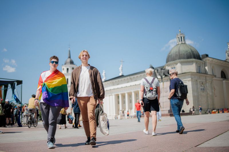 Vilniuje renkasi „Baltic Pride“ festivalio eitynių „Už lygybę“ dalyviai