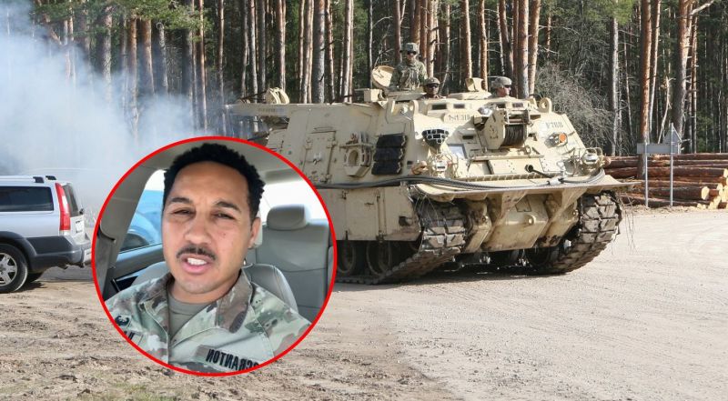 Lietuvoje tarnavęs JAV karys pareiškė pastabą dėl nelaimės Pabradėje