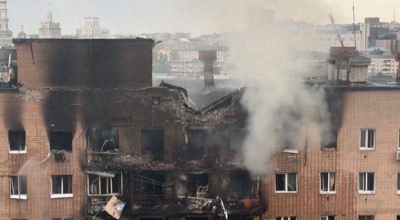 Charkivo srityje rusai numetė penkias sklendžiančias bombas, žuvo vienas civilis