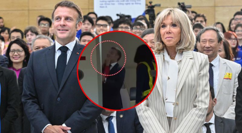 Žmonos smūgio sulaukęs Emmanuelis Macronas su ja pasirodė viešumoje: štai kaip elgėsi