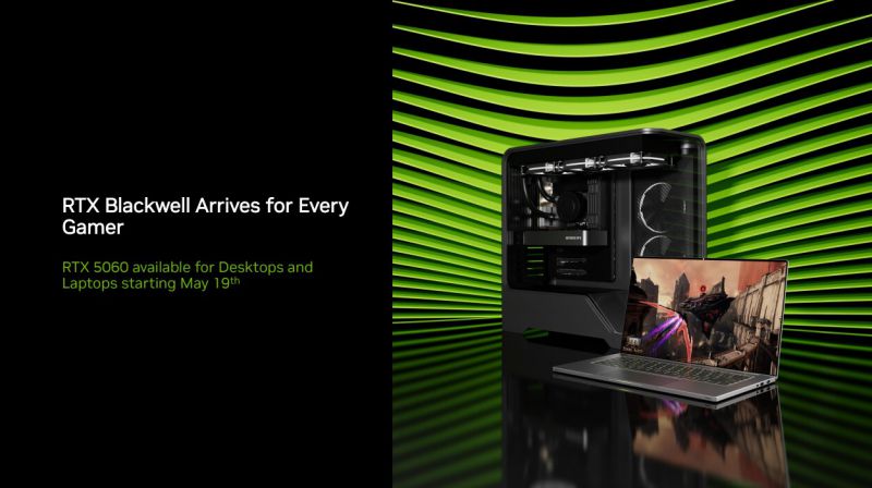 NVIDIA atskleidė RTX 5060