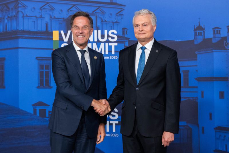 Prezidentas: Hagoje NATO turi pasiųsti žinią dėl didesnio gynybos finansavimo ir paramos Ukrainai