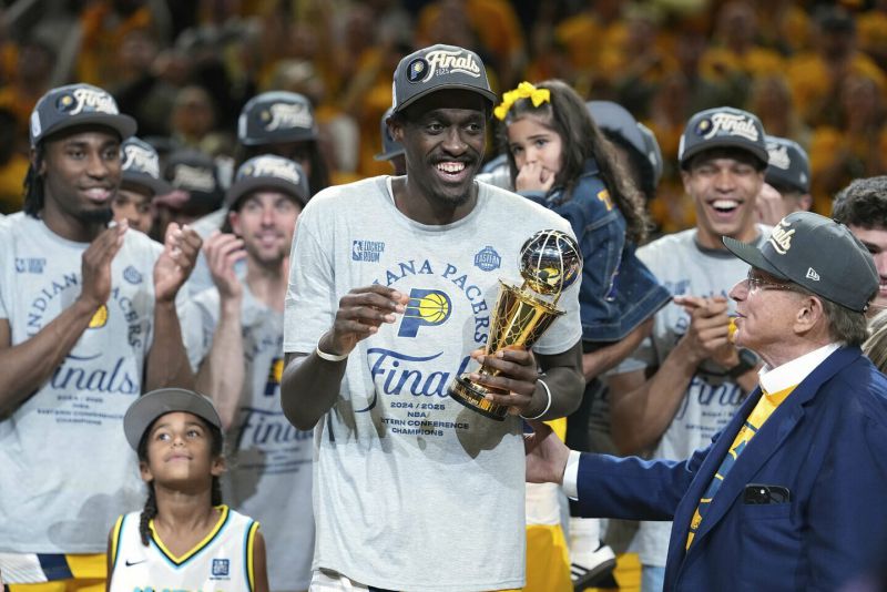 Pacers žvaigždė Pascalis Siakamas išrinktas Rytų konferencijos finalo MVP
