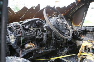 Vilniaus rajone rastas sudegęs automobilis – jis buvo padegtas tyčia