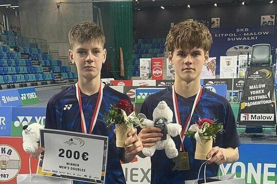 Čekijoje – Lietuvos badmintonininkų auksas