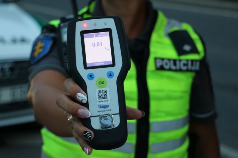 Per savaitę į Kauno policijos akiratį pateko kelios dešimtys neblaivių vairuotojų