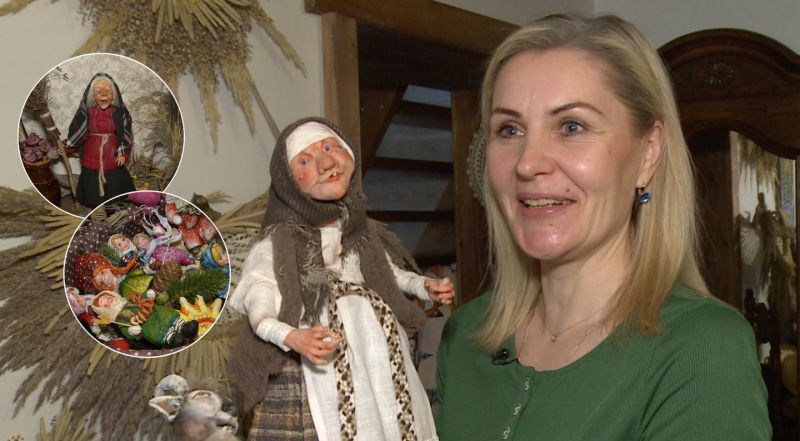 Uteniškė Edita gamina pasakų personažus: viską atlieka namų salygomis